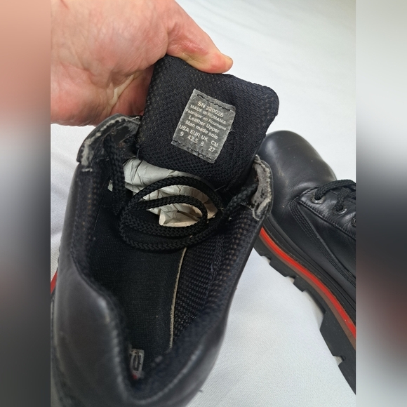 Diesel Steel Cap Mens Leather Boots Size 9 - Picture 7 of 13